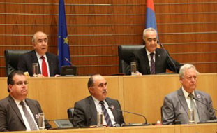 SAHAKYAN, GÜNEY KIBRIS’TA KONUŞTU